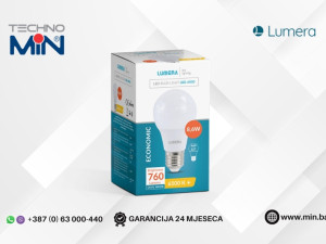 Lumera LED sijalica LBE-6000 8.6W E27 A60 6500K hladno bijela