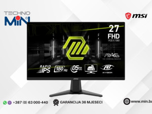 Gaming Monitor MSI MAG 275F 27" Rapid IPS FHD, 180Hz, 0.5ms