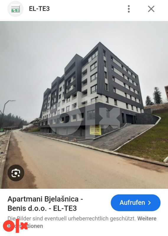 BJELAŠNICA Iznajmljujem parking mjesto