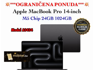 Apple MacBook Pro 14-inch M5 2025 24GB 1TB 1000GB SSD A3434