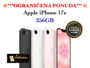 Apple iPhone 17e 17 E 256GB Soft Pink / White i Black NOVO AKCIJA