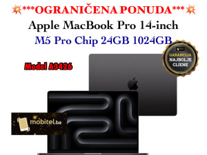 Apple MacBook Pro 14-inch M5 Pro 2026 24GB 1TB 1000GB SSD A3426