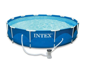 INTEX bazen Metal Frame 366x76cm sa pumpom- metalna konstrukcija