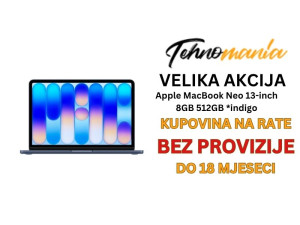 APPLE MACBOOK NEO 13-INCH A18 PRO 8GB 512GB INDIGO