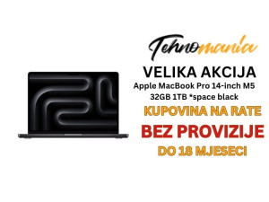 APPLE MACBOOK PRO 14-INCH M5 32GB 1TB BLACK