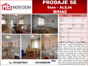 PRODAJE SE - Stan - 5. Korpusa - BIHAĆ