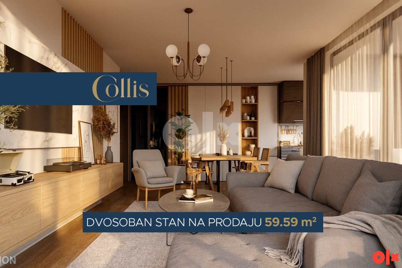 Dvosoban stan Sarajevo,Novi Grad - Novogradnja "Collis" 59.59 m2
