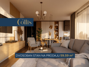 Dvosoban stan Sarajevo,Novi Grad - Novogradnja "Collis" 59.59 m2