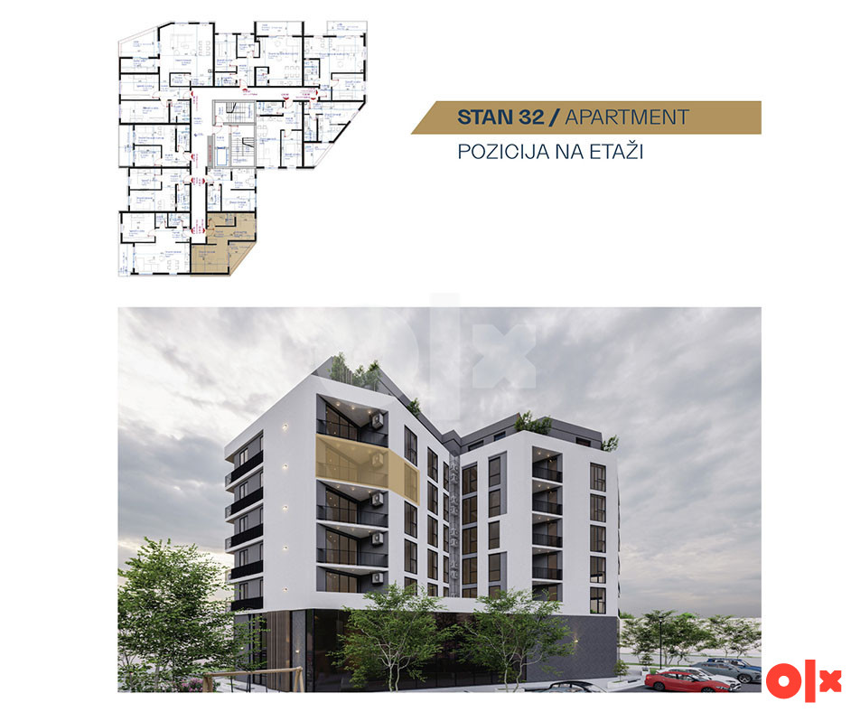 Stan Sarajevo,Novi Grad - Novogradnja, 40.11m2 5