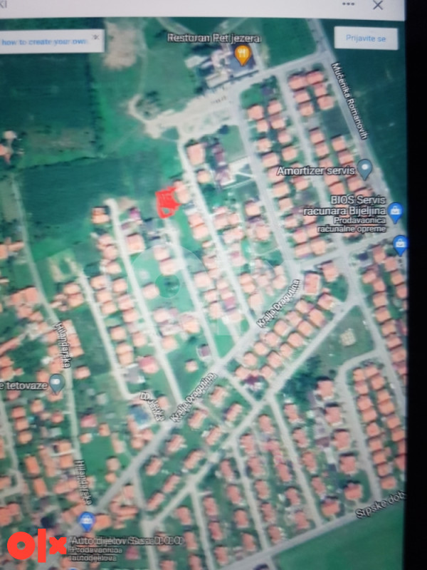 plac Bijeljina, naselje 5 jezera
