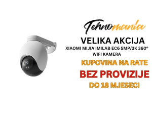 XIAOMI MIJIA IMILAB EC6 5MP/3K 360 WIFI KAMERA