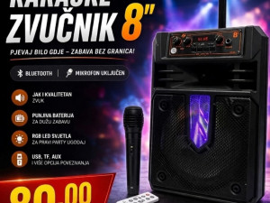 Bluetooth zvucnik sa mikrofonom i daljinskim