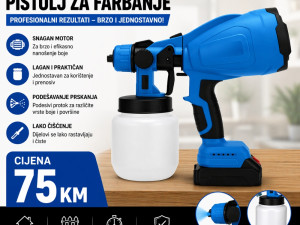 Aku pistolj za farbanje