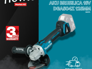 Makita aku kutna ugaona brusilica DGA504Z