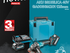XGT Makita 40V Aku ugaona brusilica 40V, 125mm GA008GM201