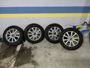 FELGE FELUGE 5X112 16" PASSAT AUDI SKODA GUME CONTINETAL 215/60/