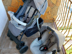 DJECIJA KOLICA Bebe  HAUCK SHOPPER 2u1 sa AUTOSJEDALICOM Kao nova