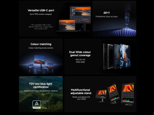 Xiaomi A27Ui 27" 4K UHD IPS 3840x2160 USB-C Ergo Pivot