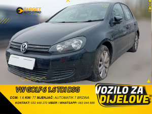 GOLF 6 1.6 DIZEL 77KW 2011 AUTOMATIK MJENJAC MOTOR CAYC DIJELOVI