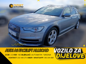 AUDI A6 4G FACELIFT ALLROAD 3.0 DIZEL 2015 MJENJAC MOTOR CRTE