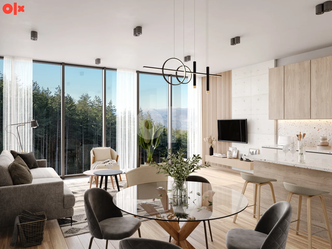 Roof Gardens Stan 1: 69.28 m2 3