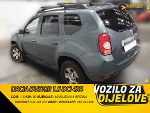 DACIA DUSTER 1.5 DIZEL 2013 80KW MJENJAČ MOTOR K9K858 DIJELOVI