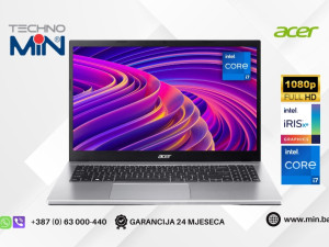 Acer Aspire 3 A315-59-76ZH15W 15.6" FHD i7-1255U, 16GB RAM, 512GB