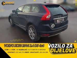 VOLVO XC60 D5 4x4 2.4 DIZEL 2016 MJENJAC MOTOR D5244T21 DIJELOVI