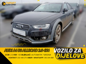 AUDI A4 B8 ALLROAD 2.0 DIZEL 4X4 MJENJAČ MOTOR CGLC DIJELOVI