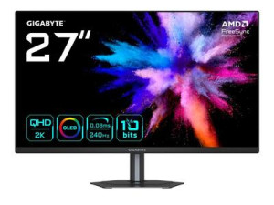 Gigabyte Monitor GO27Q24 OLED 27 QD-OLED 2560x1440 QHD 240Hz
