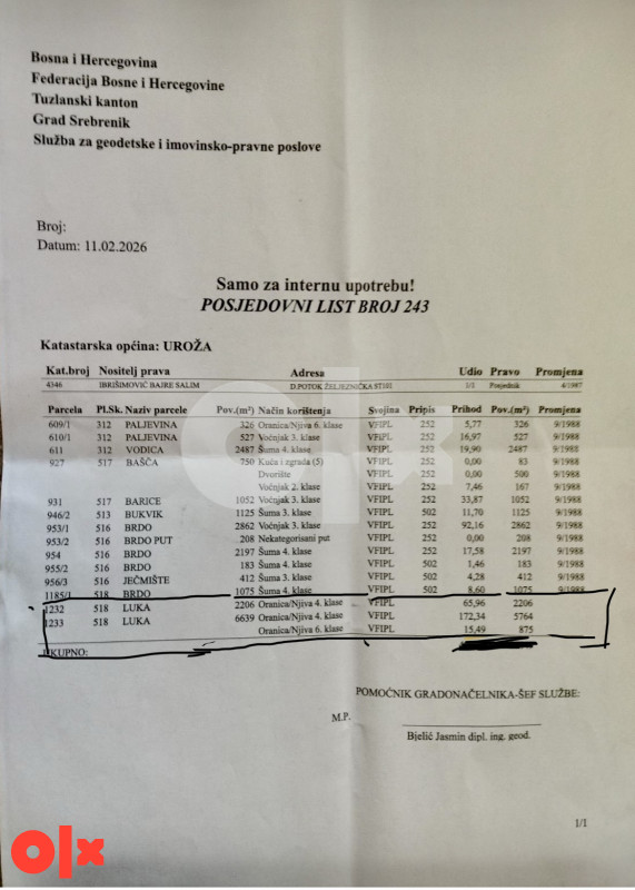 Zemljište Srebrenik 2