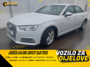 AUDI A4 B9 2017 2.0 TDI 140KW MJENJAC AUTOMAT MOTOR DETA DIJELOVI