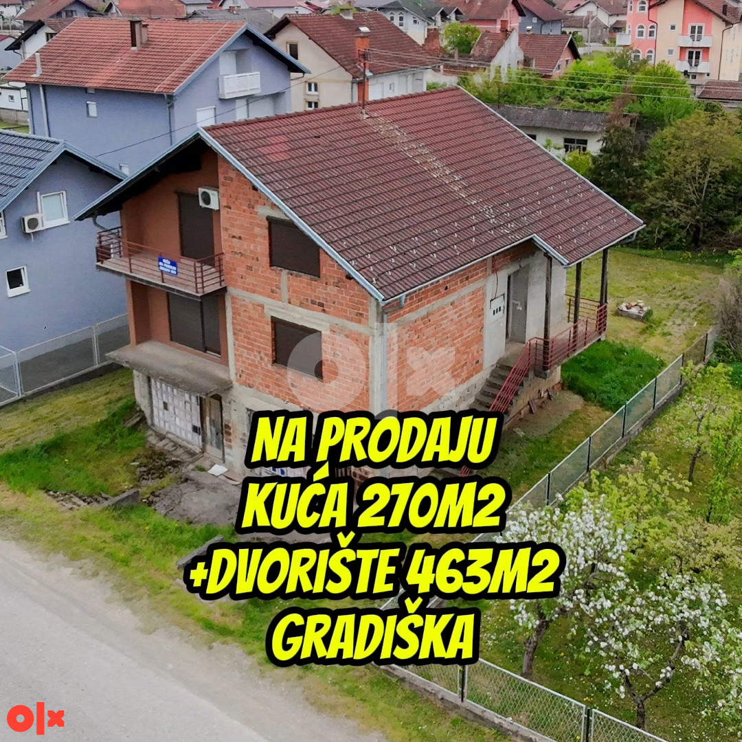 Kuća Gradiška Obradovac-270 m2