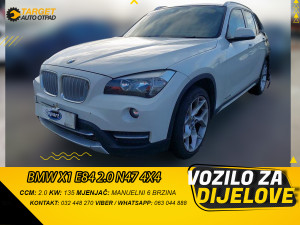 BMW X1 E84 2.0 DIZEL N47 4X4 2012 MJENJAC MOTOR N47D20C EURO 5