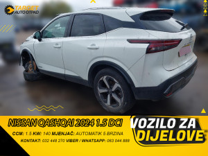NISSAN QASHQAI 2024 1.5 DCI 140KW MJENJAC MOTOR KR15DDT DIJELOVI