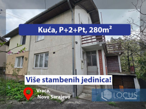 LOCUS: Dupleks kuća i dvorište, Vraca, Novo Sarajevo