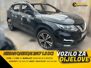 NISSAN QASHQAI 2017 1.5 DCI 81KW MJENJAC MOTOR K9K646 DIJELOVI