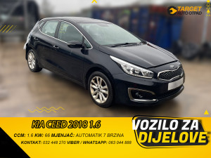 KIA CEED 2018 1.6 66KW AUTOMATIK MJENJAC MOTOR D4FB DIJELOVI