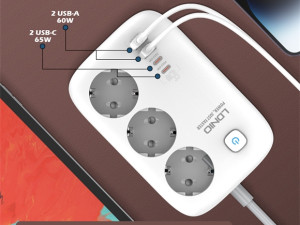 Ldnio SE3436 produzni kabl usb i uticnica punjaci produzni kablov
