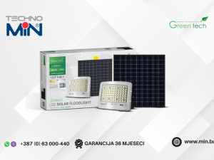 Green Tech LED solarni reflektor  100W 3000K-4000K-6500K IP65