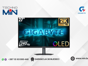 Gaming Monitor Gigabyte GO27Q24 27" QD-OLED QHD, 240Hz, 0.03ms