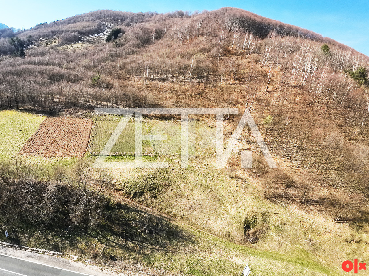 Zemljište Bradina, uz magistralu - ZettaNekretnine 2