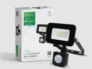 LED reflektor sa senzorom Green Tech 900 lm, 10W, 6500K