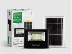 LED solarni reflektor Green Tech 25W, 6500K, IP65