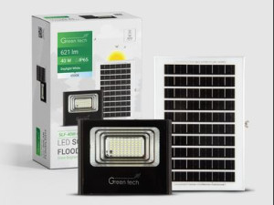 LED solarni reflektor Green Tech 40W, 6500K, IP65