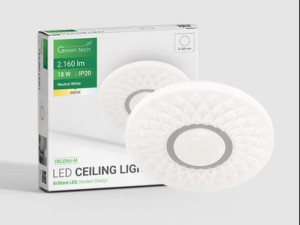 LED plafonjera Green Tech 18W, 4000K, fi 33cm