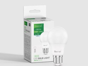 LED sijalica Green Tech 15W, 6000K, E27, A60, Flux: 1500 lm, IP40