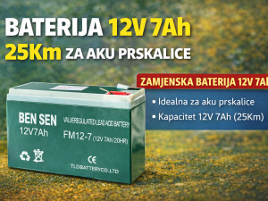Baterija za aku prskalice MBS 16 BS 16 12V