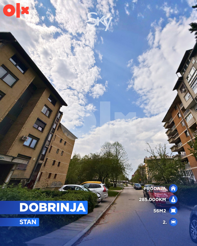 Dvosoban stan, Dobrinja 3, 56m2 I Sky nekretnine