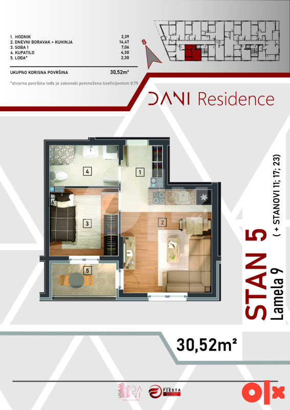 Stan Istočno Sarajevo 30.52m2